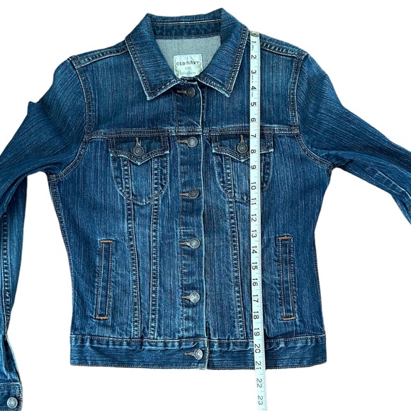 Old Navy Classic Denim Jean Jacket Size Medium - Picture 6 of 12